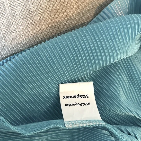 Queen of Sparkles Aqua Blue Swing Shorts Size XS - Picture 6 of 9